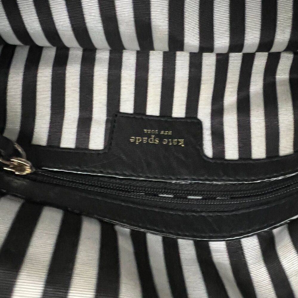 Kate Spade Black Leather Shoulder Bag - Picture 6 of 7